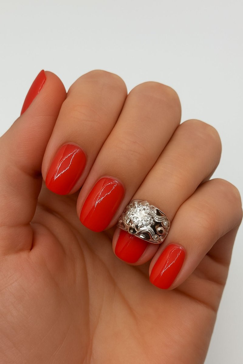 Bague en platine et diamant Epoque 1950 - Castafiore