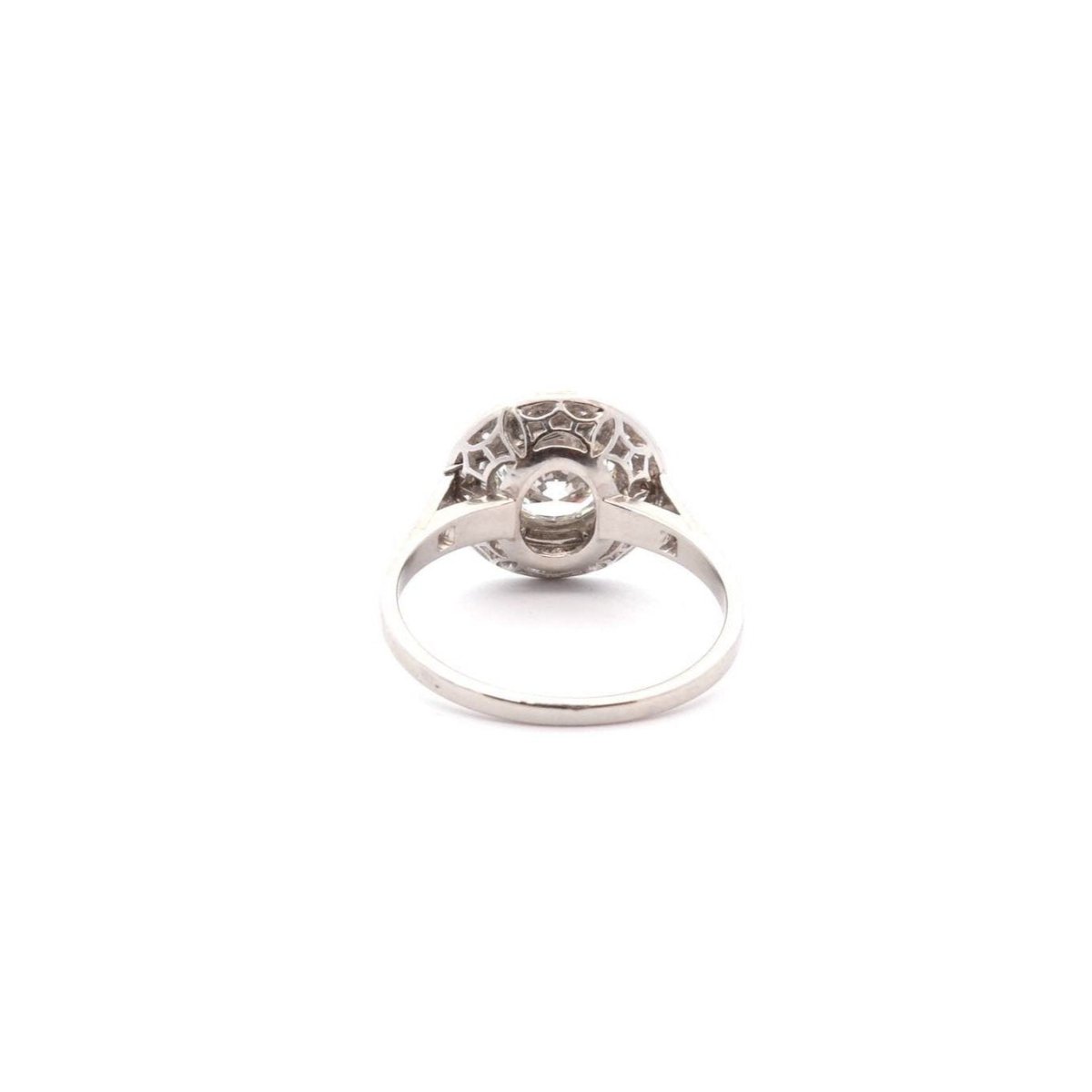 Bague en platine et diamants - Castafiore