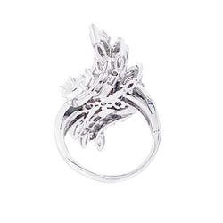 Bague en platine et diamants - Castafiore