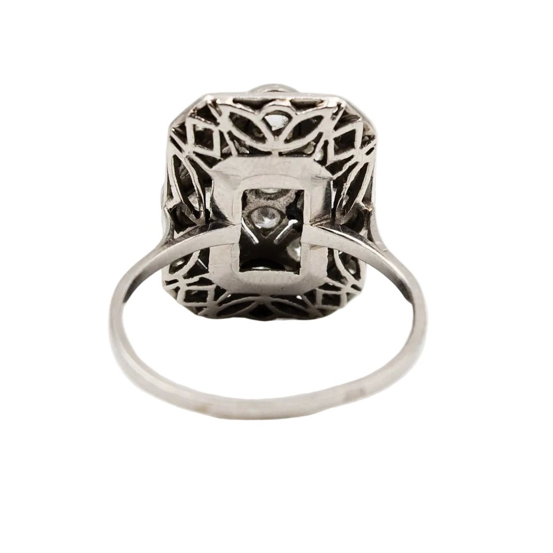 Bague en platine et diamants - Castafiore
