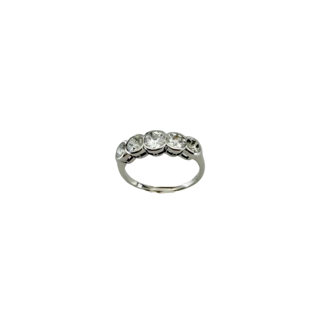 Bague en platine et diamants - Castafiore