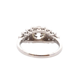 Bague en platine et diamants - Castafiore