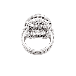 Bague en platine et diamants - Castafiore