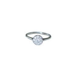 Bague en platine et diamants - Castafiore