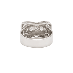 Bague en platine et diamants - Castafiore