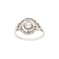 Bague en platine et diamants - Castafiore