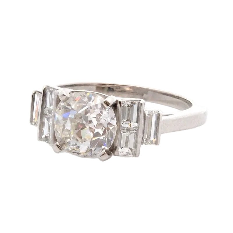 Ring diamond of 1.86cts H/SI2