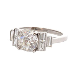 Ring diamond of 1.86cts H/SI2