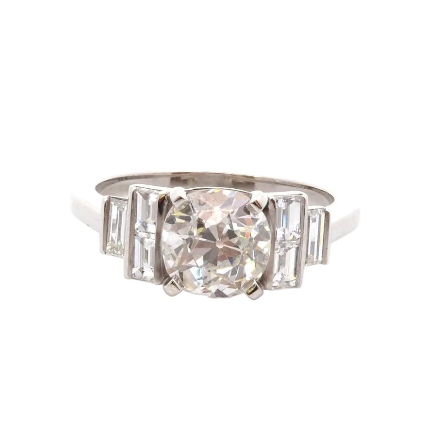 Ring diamond of 1.86cts H/SI2