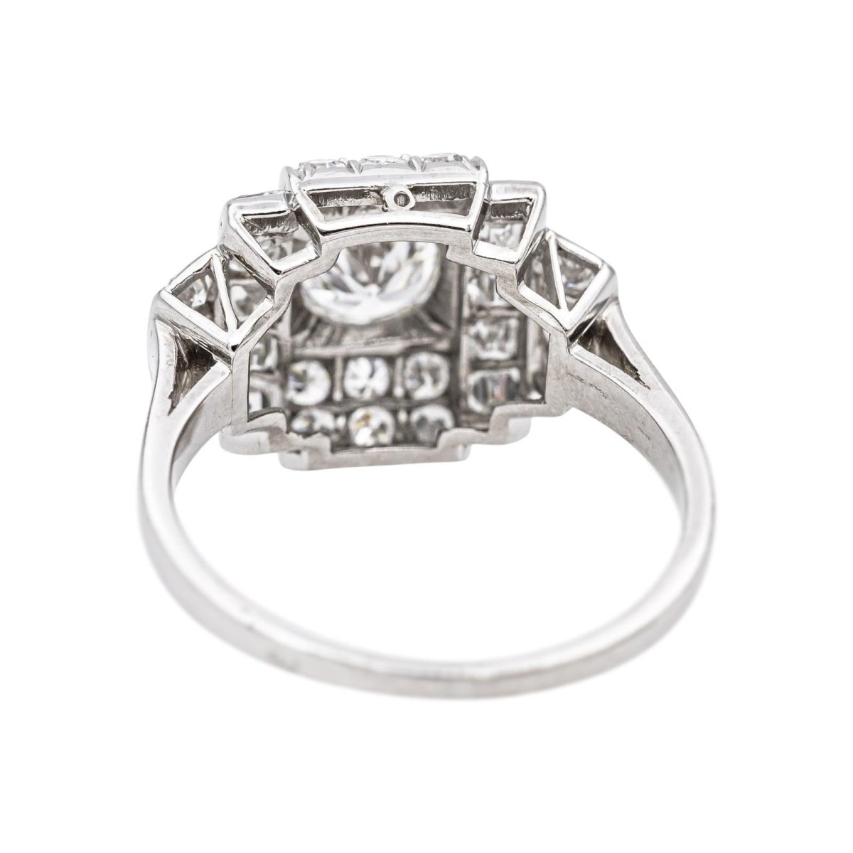 Bague en platine et diamants - Castafiore