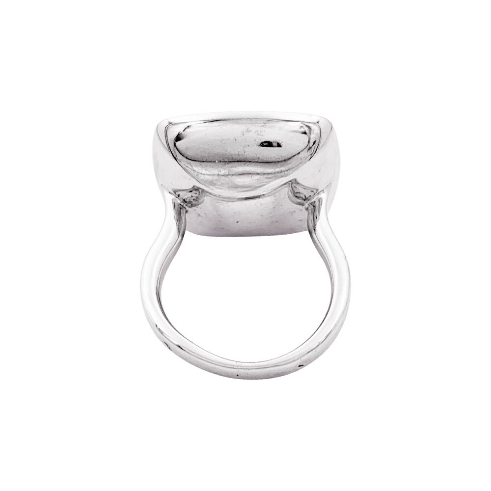 Ring Chanel, "Nuit Noire", white gold, enamel, diamond 1.01 carat.