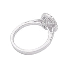 Bague Entourage en or blanc et diamants - Castafiore