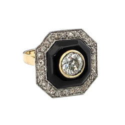 Bague Entourage en or blanc, or jaune et diamatns - Castafiore