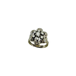 Bague Entourage en or blanc, platine et diamants - Castafiore