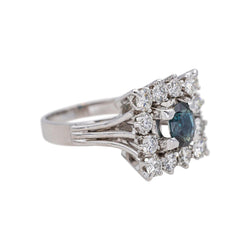 Ring White gold Sapphire