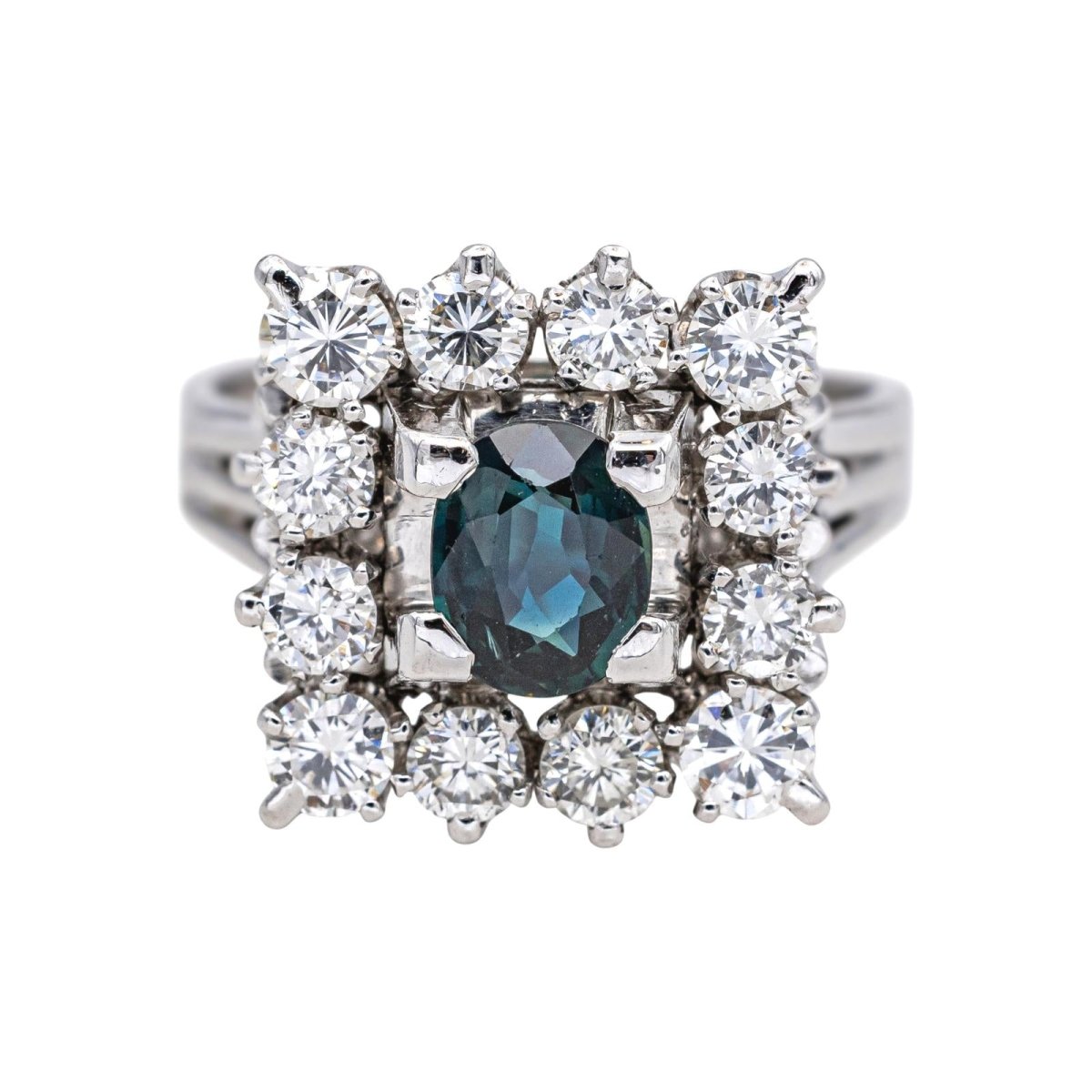 Ring White gold Sapphire