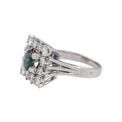 Ring White gold Sapphire