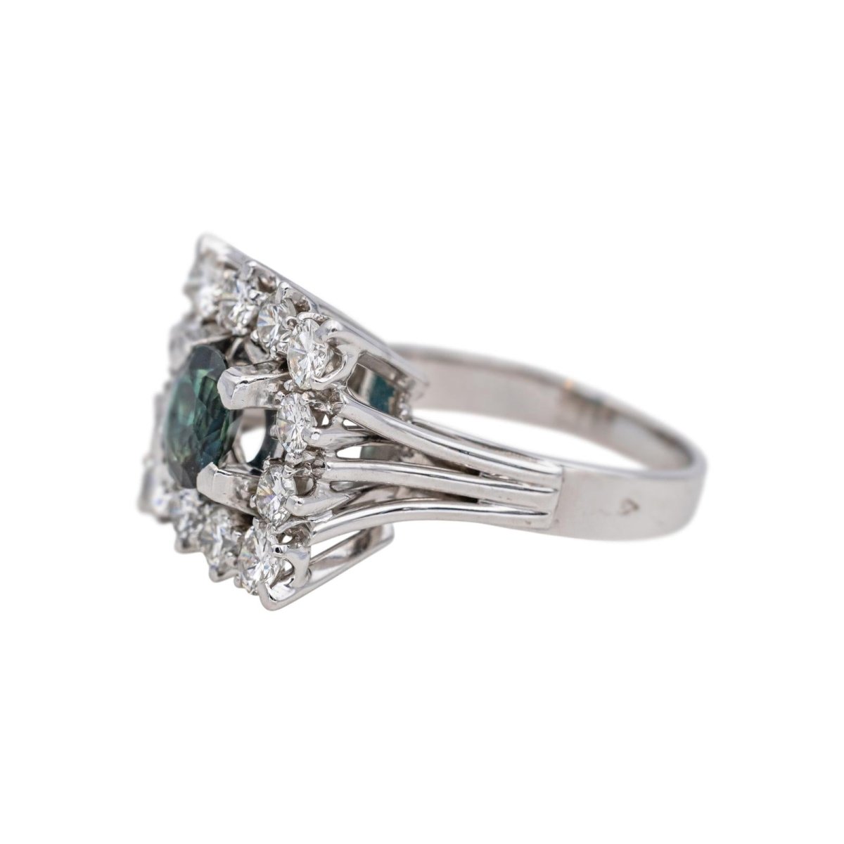 Ring White gold Sapphire