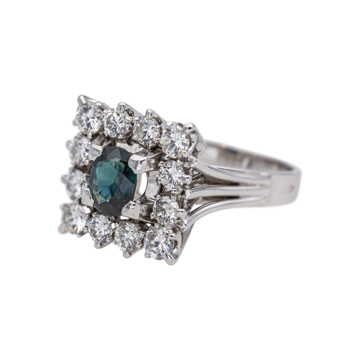 Ring White gold Sapphire