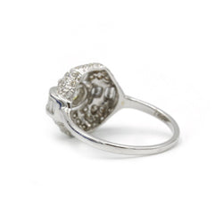 Bague Entourage en or et diamants - Castafiore