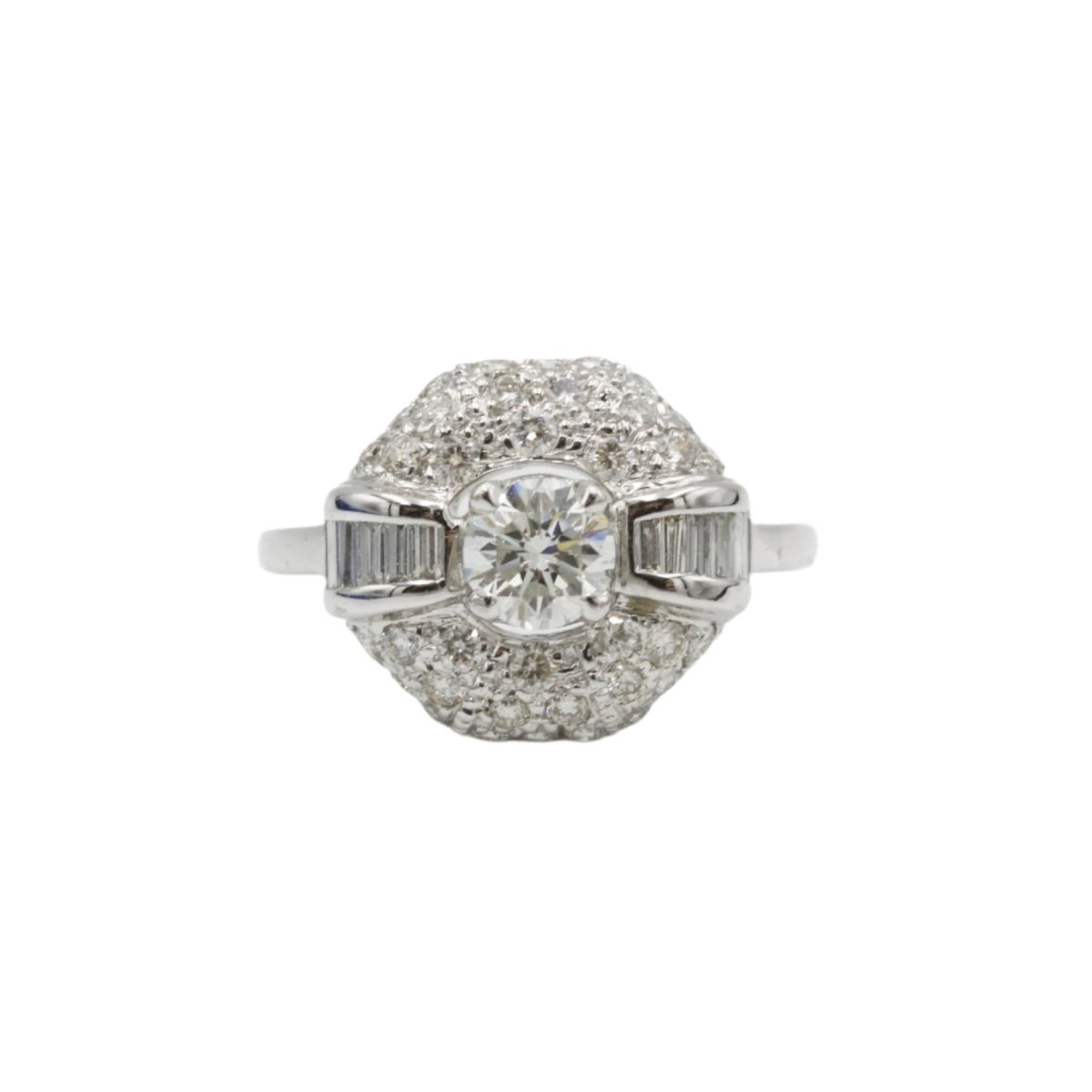 Bague Entourage en or et diamants - Castafiore