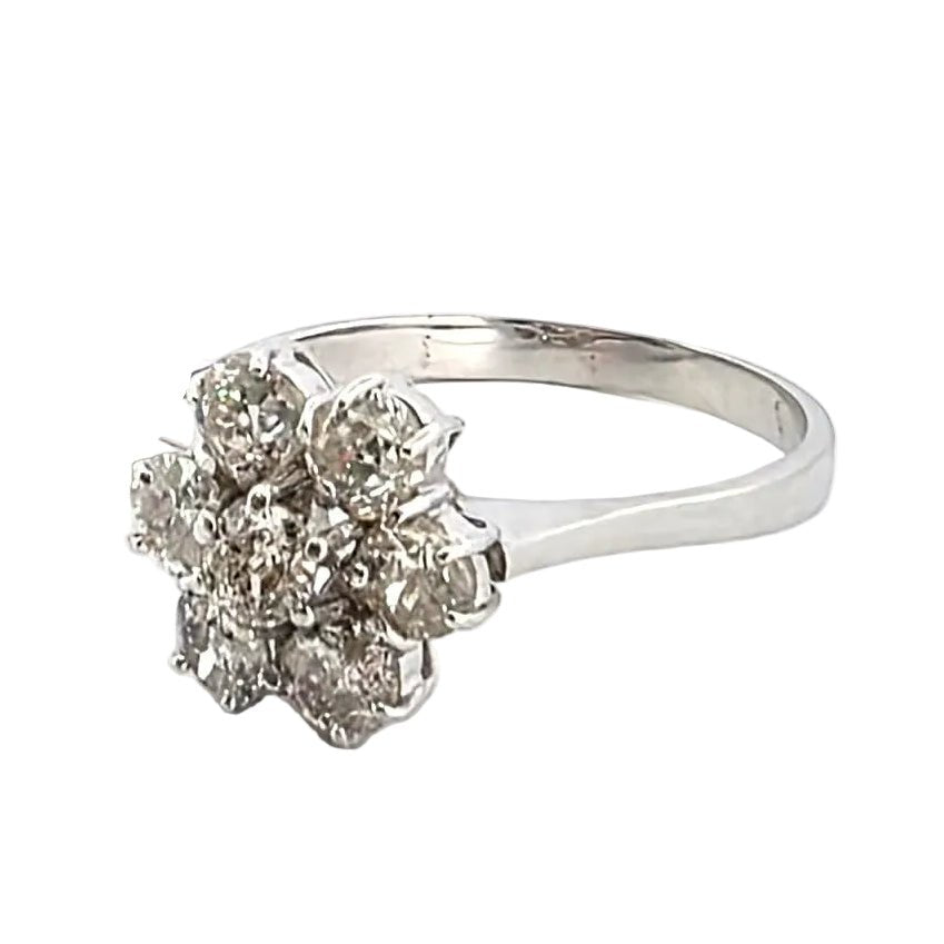 Bague Entourage en or jaune et diamants - Castafiore
