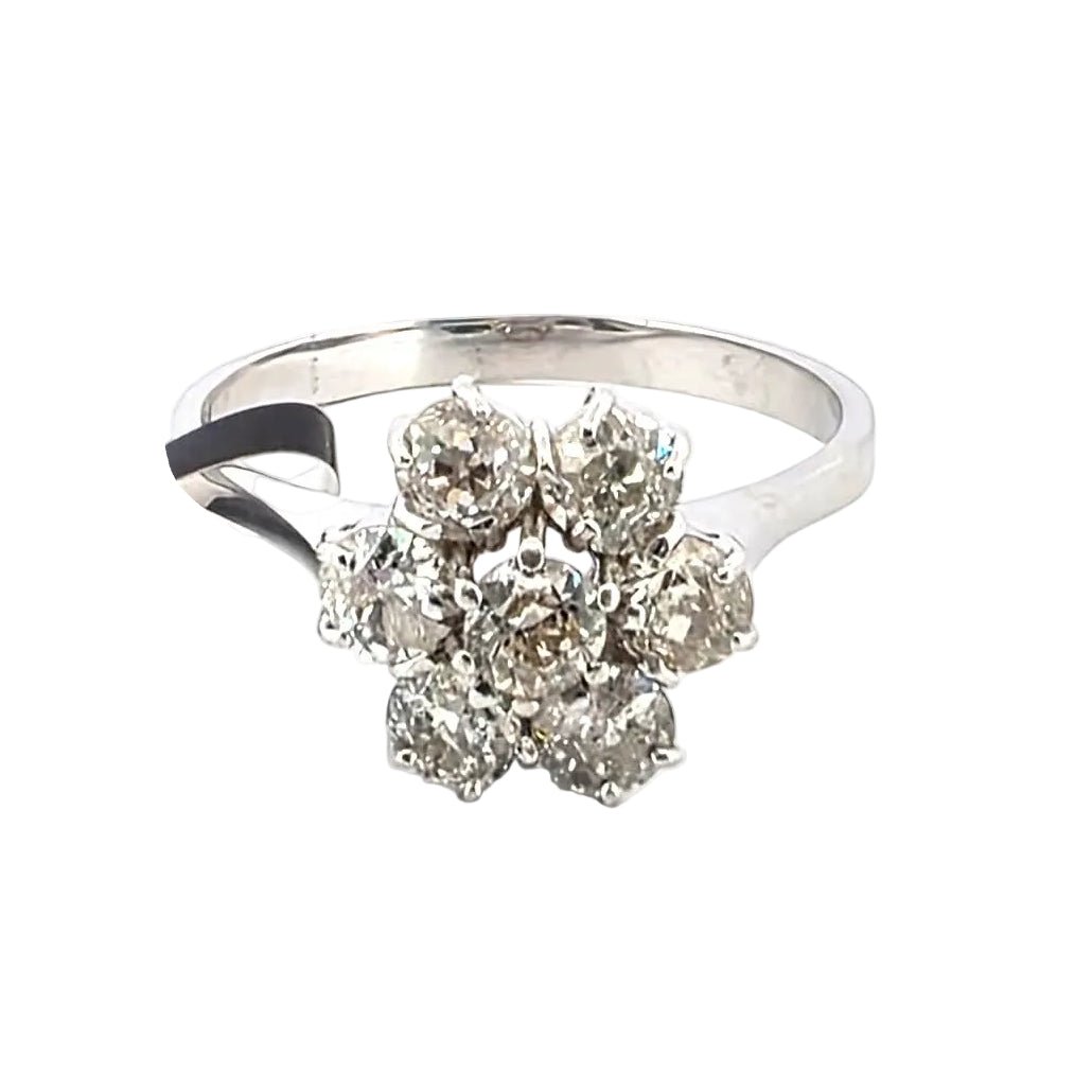 Bague Entourage en or jaune et diamants - Castafiore