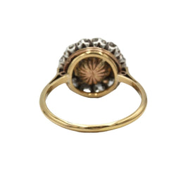 Bague Entourage en or jaune, perle et diamants - Castafiore