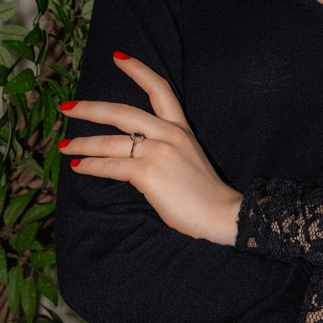 Ring Yellow gold Sapphire