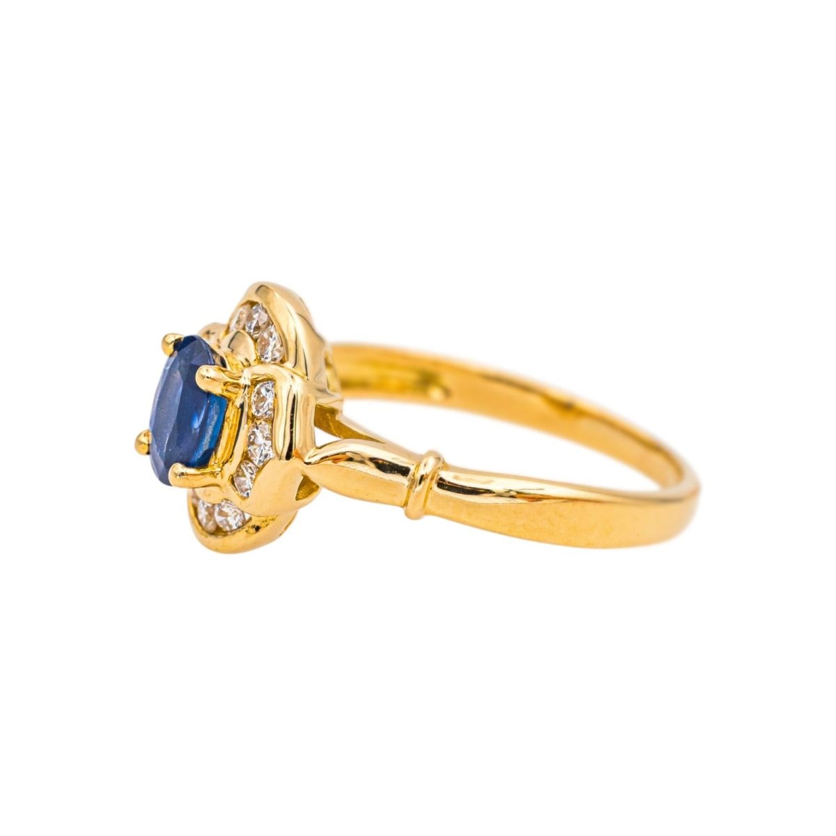 Ring Yellow gold Sapphire