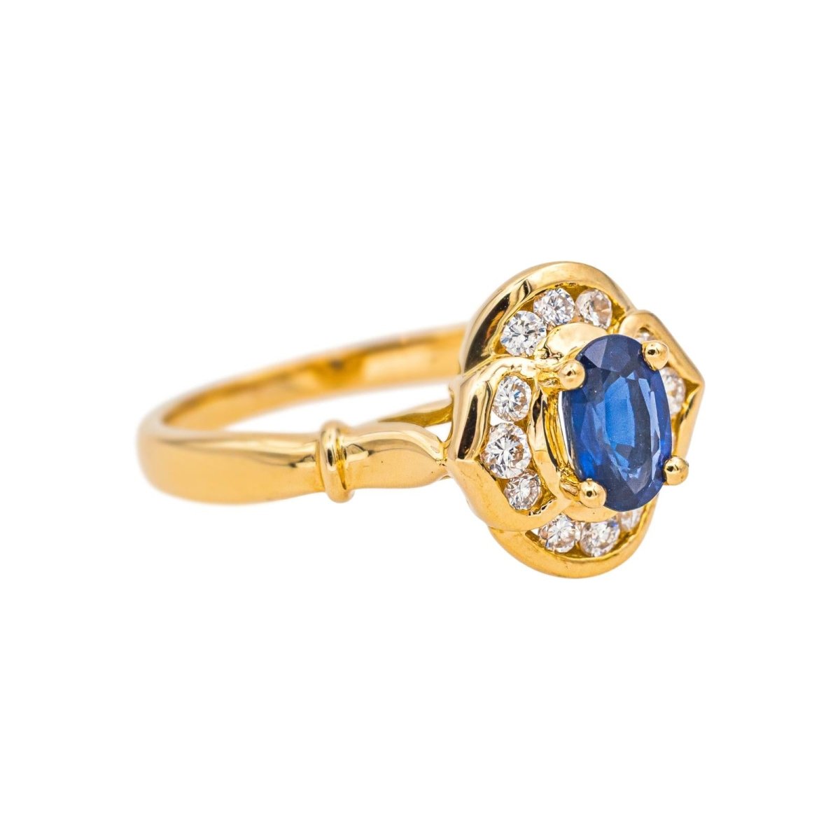 Ring Yellow gold Sapphire