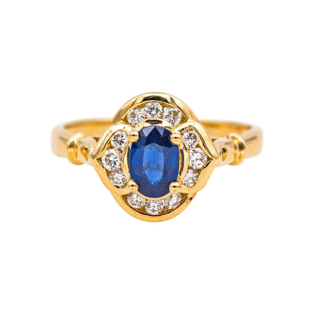 Ring Yellow gold Sapphire