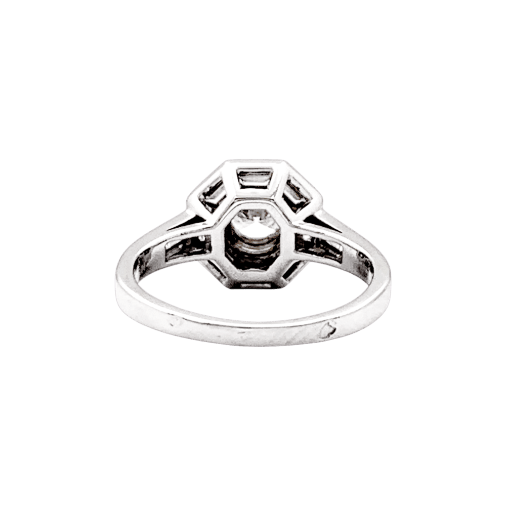 Bague Entourage MELLERIO en platine et diamants - Castafiore