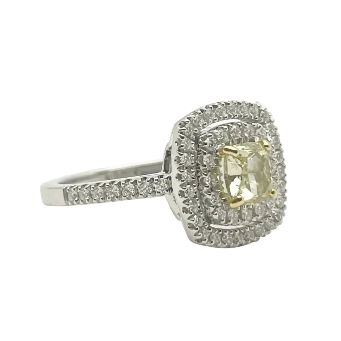 Bague Entourage VISCONTI en or blanc et diamants - Castafiore