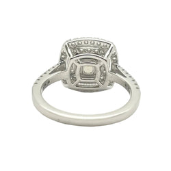 Bague Entourage VISCONTI en or blanc et diamants - Castafiore