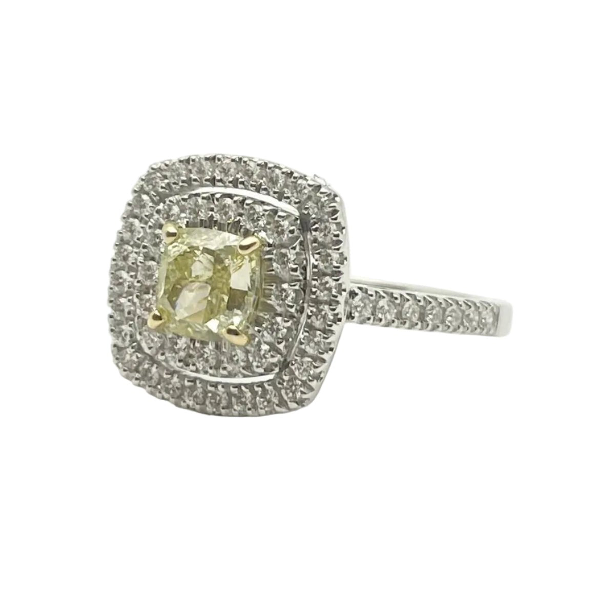 Bague Entourage VISCONTI en or blanc et diamants - Castafiore