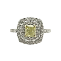 Bague Entourage VISCONTI en or blanc et diamants - Castafiore