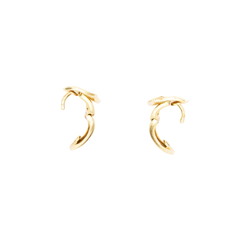 Bague et Boucles d'oreilles en or jaune et diamants - Castafiore