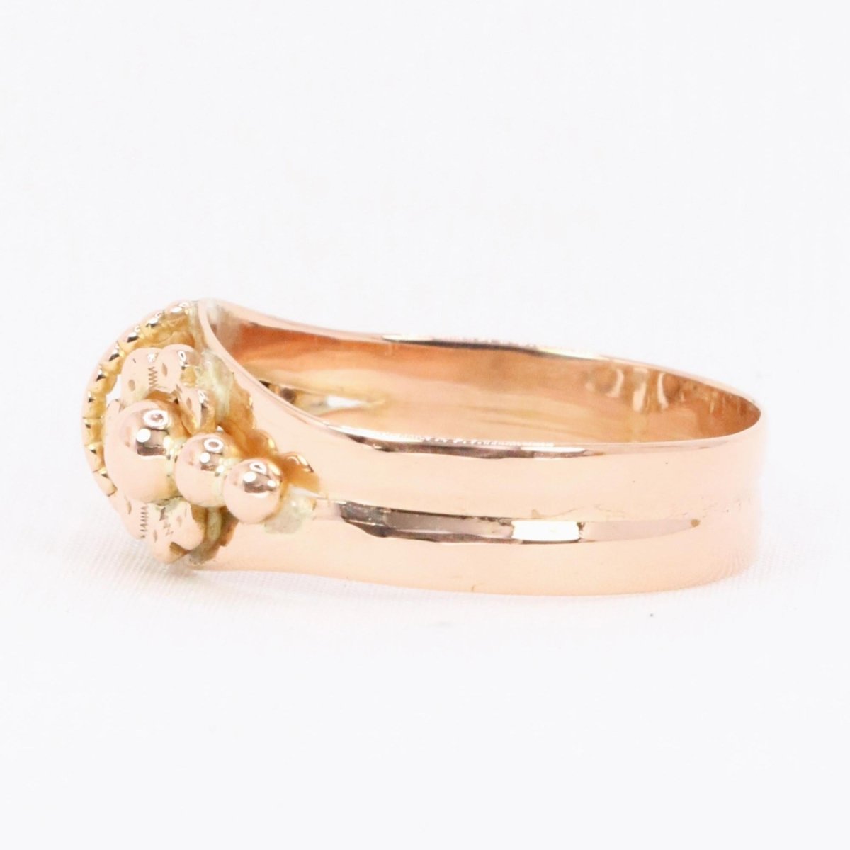 Bague "Fleur" Art Nouveau en or rose - Castafiore