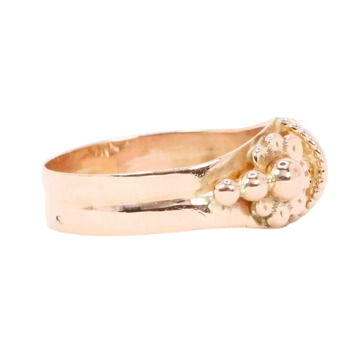Bague "Fleur" Art Nouveau en or rose - Castafiore