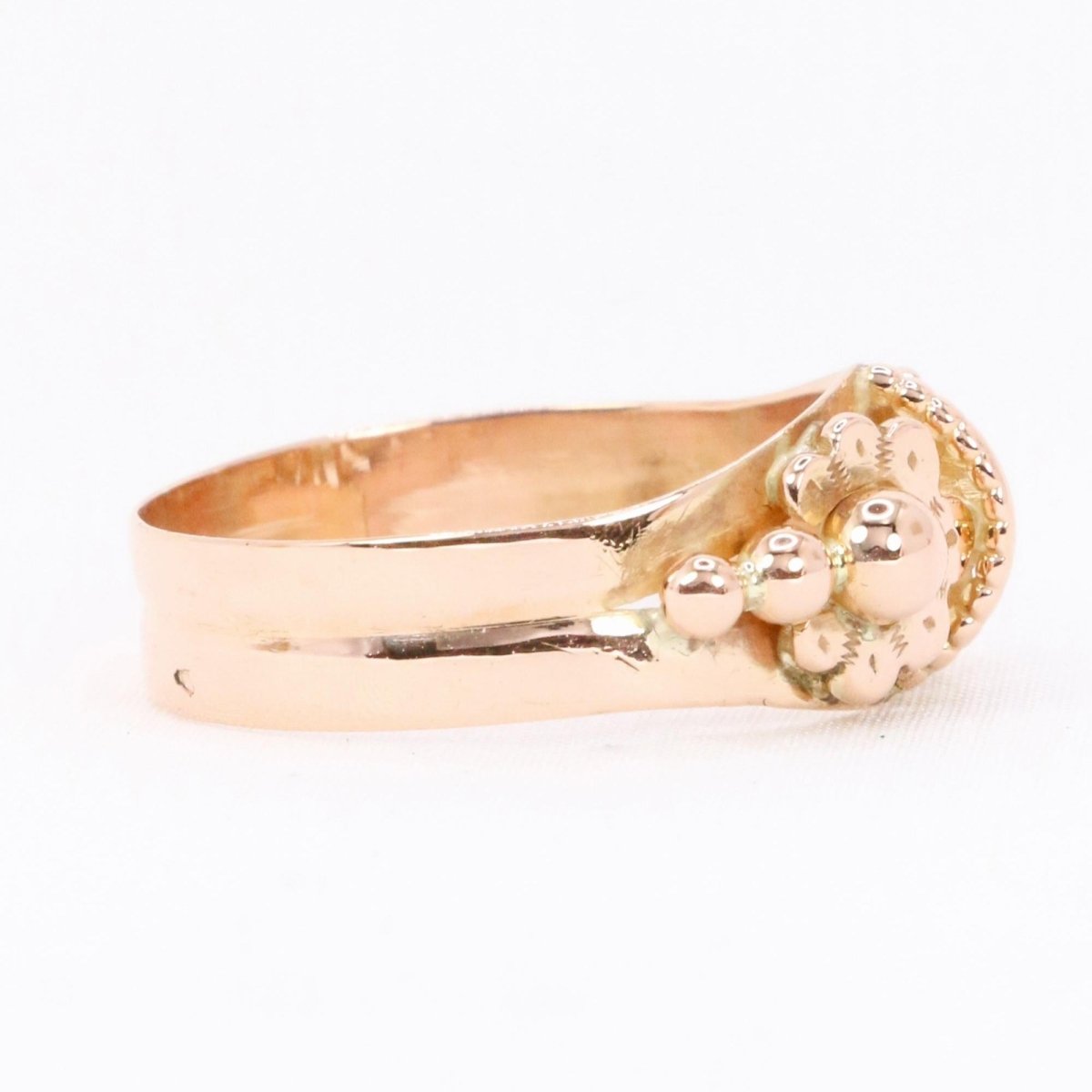 Bague "Fleur" Art Nouveau en or rose - Castafiore