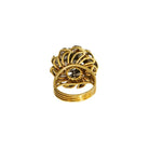 Bague Fleur en or jaune et diamants - Castafiore