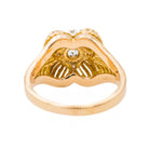 Bague Fleur Or jaune Diamant - Castafiore