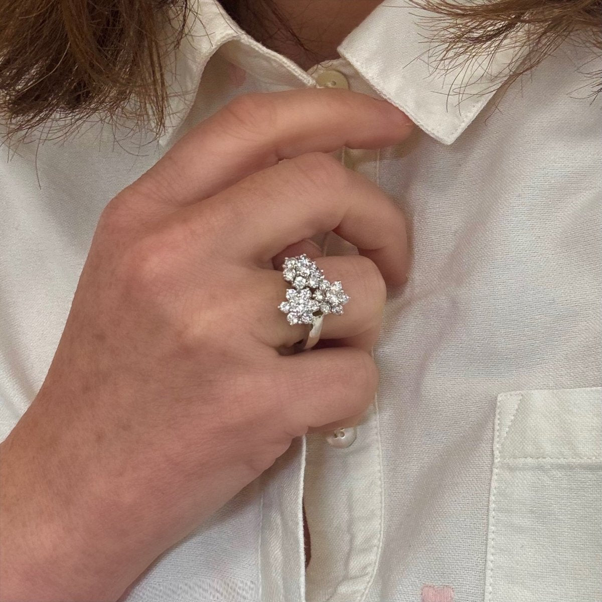 Bague fleurs - Castafiore