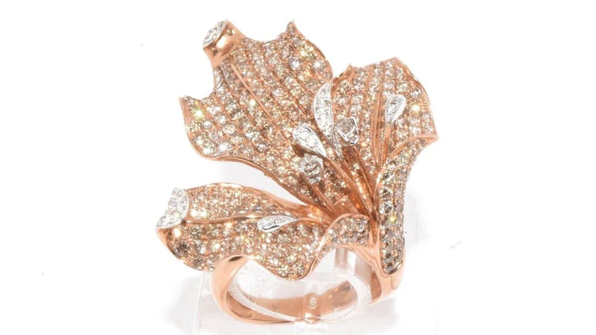 Bague Fleurs Diamants - Castafiore