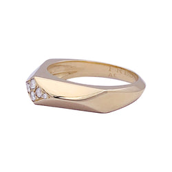 Bague Fred "Cut" or jaune, diamants. - Castafiore