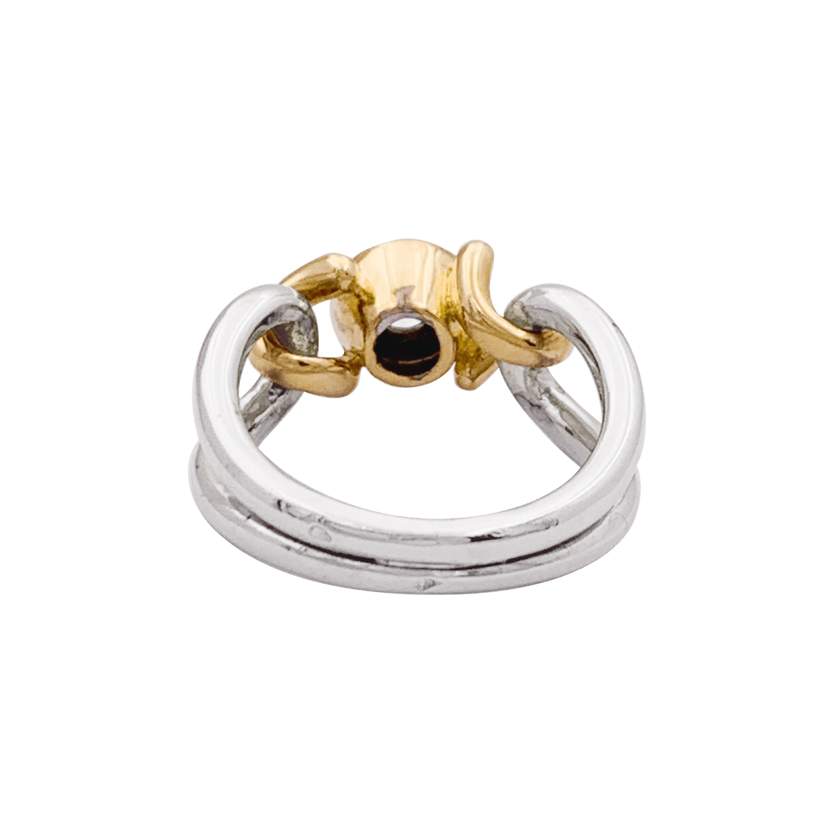 Bague FRED, deux tons d'or et diamant. - Castafiore