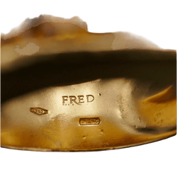 Bague FRED en or jaune et citrines - Castafiore