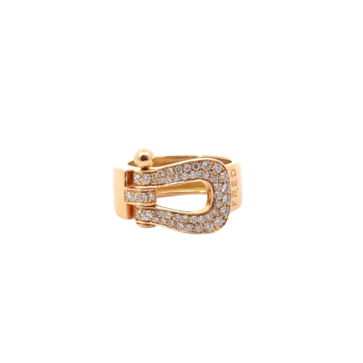 Bague FRED en or jaune et diamants - Castafiore