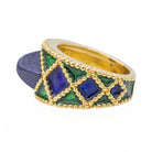 Bague FRED en or jaune et lapis lazuli - Castafiore